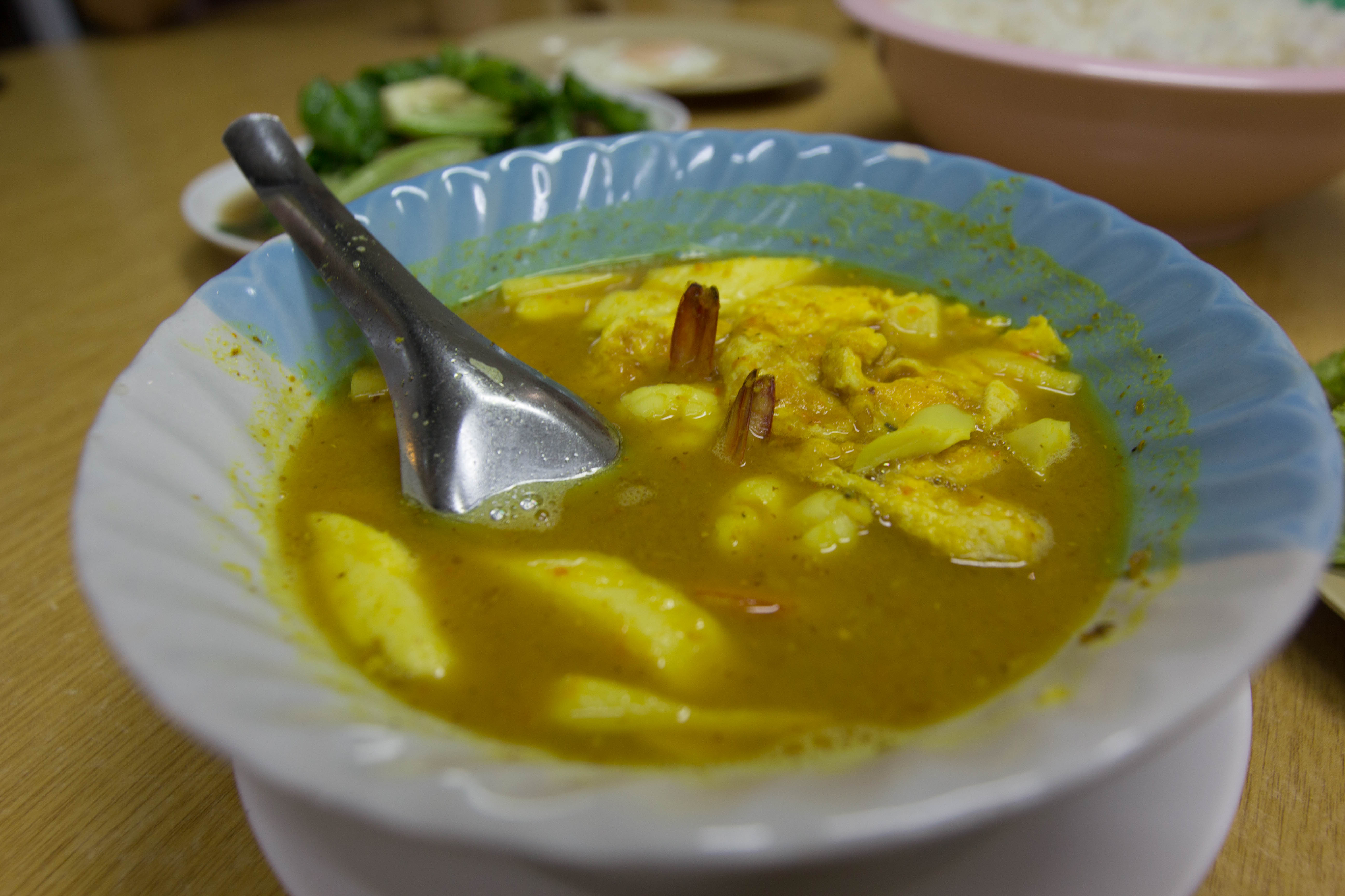 ครัว ปะ-หยัด(แกงส้มไข่เจียวกุ้ง)